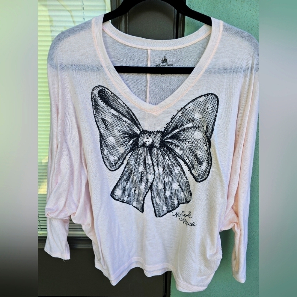 Minnie Mouse Bow Shirt Small - Picture 1 of 6